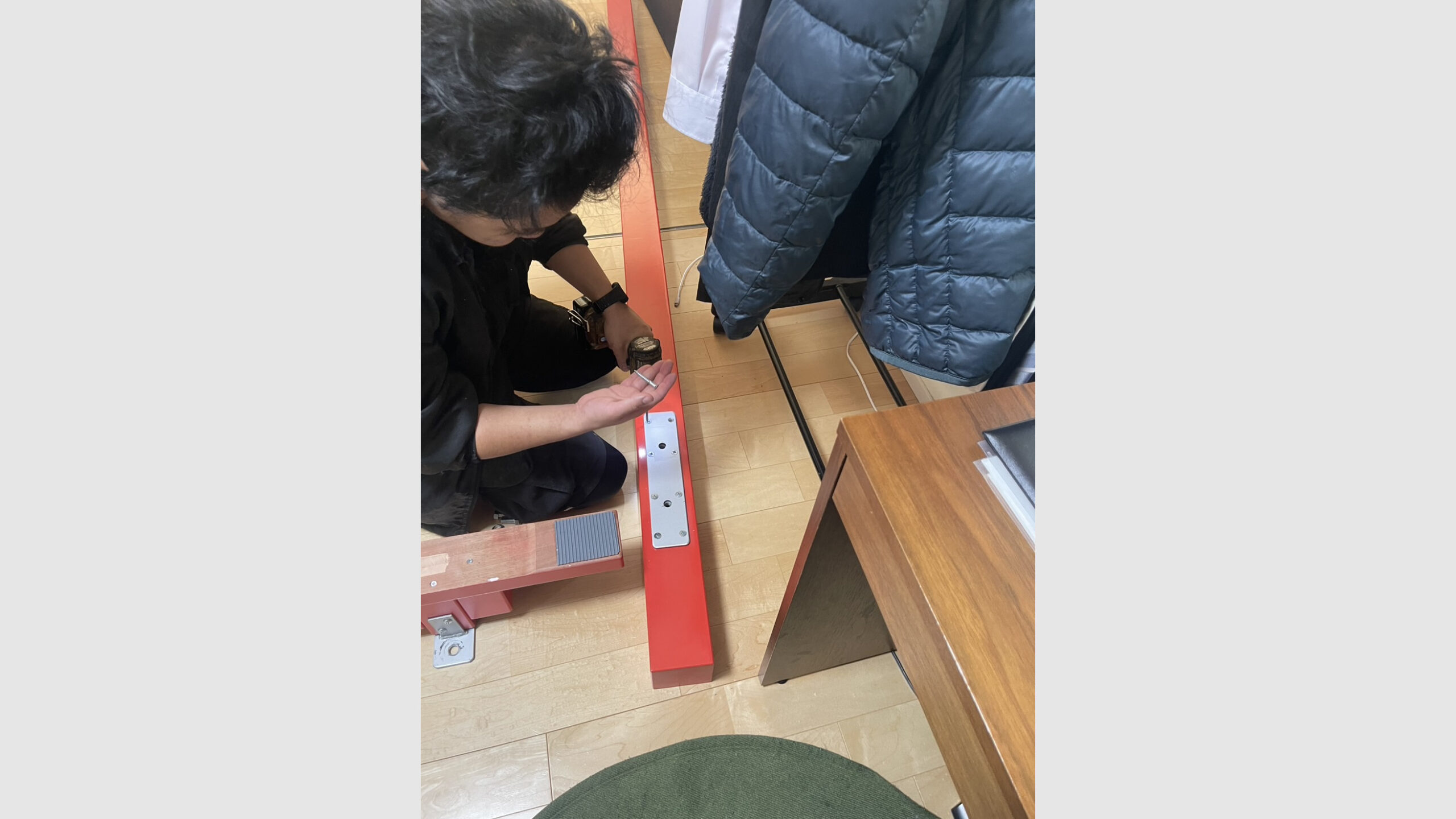 平均台のカット加工工事